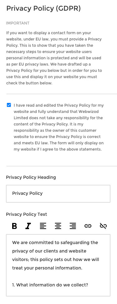 Privacy Policy
