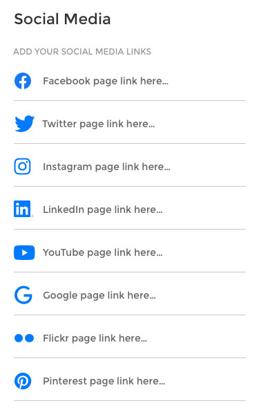 Element social screen